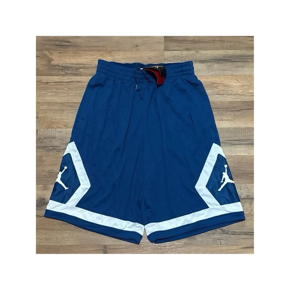 2015 Air Jordan Diamond Dri-Fit Blue White 799543-443 Vintage Shorts
